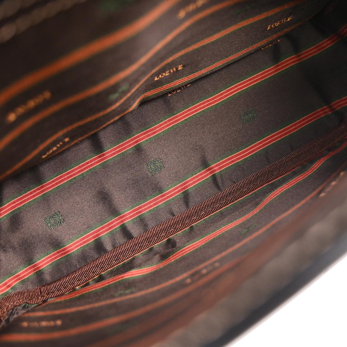 Loewe Black Brown Leather Velazquez Shoulder Bag