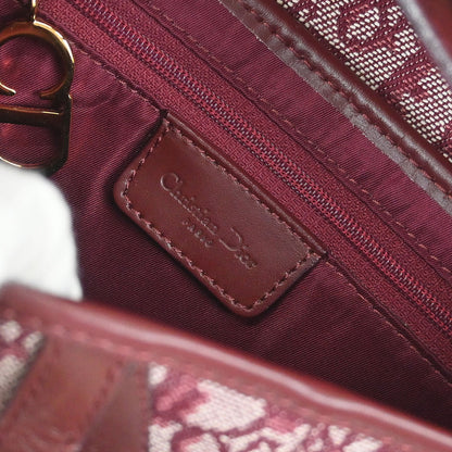 Christian Dior Bordeaux Trotter Saddle Handbag