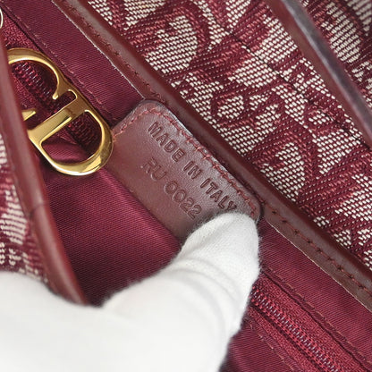 Christian Dior Bordeaux Trotter Saddle Handbag