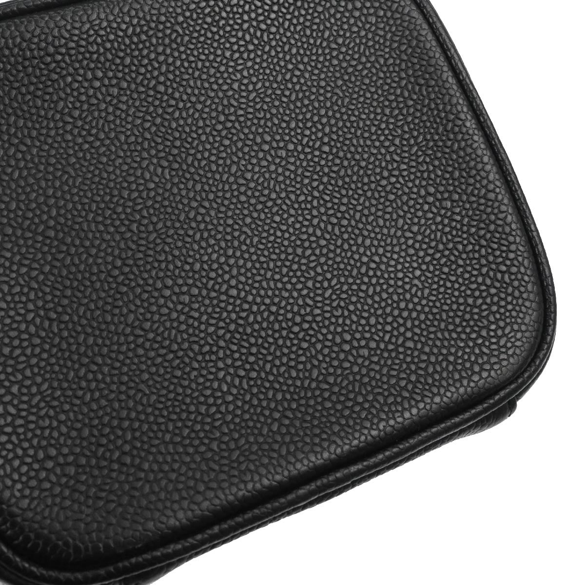 Chanel 2000-2002 Black Caviar Skin Timeless Vanity Handbag