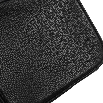 Chanel 2002-2003 Black Caviar Skin Timeless Vanity Handbag