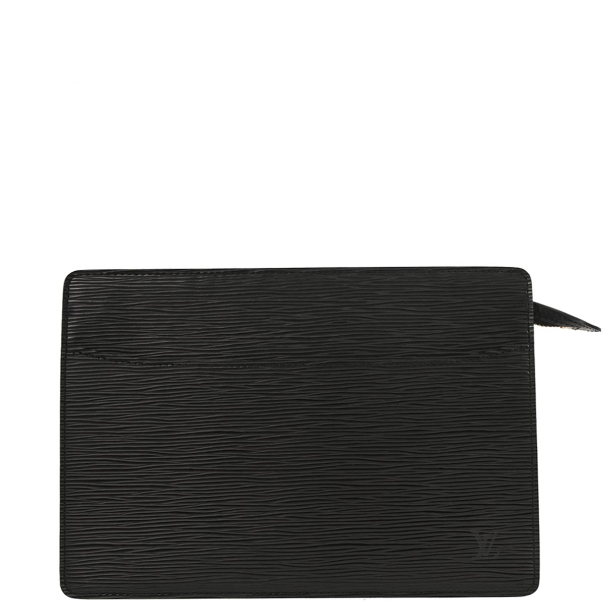 Louis Vuitton Black Epi Pochette Homme Clutch Bag M52522