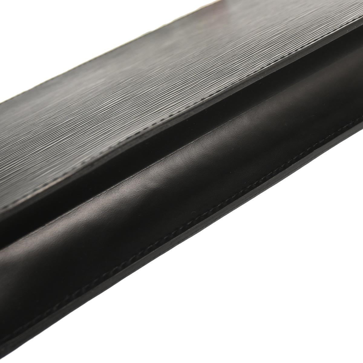 Louis Vuitton Black Epi Pochette Homme Clutch Bag M52522