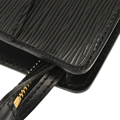 Louis Vuitton Black Epi Pochette Homme Clutch Bag M52522