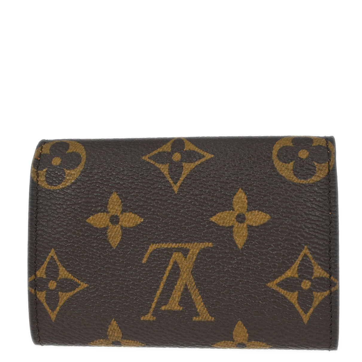 Louis Vuitton Monogram Porte Monnaie Plat Coin Case Wallet M61930