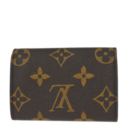 Louis Vuitton Monogram Porte Monnaie Plat Coin Case Wallet M61930