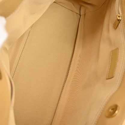 Chanel Beige Calfskin Executive Cerf Tote Bag 2way Shoulder Handbag