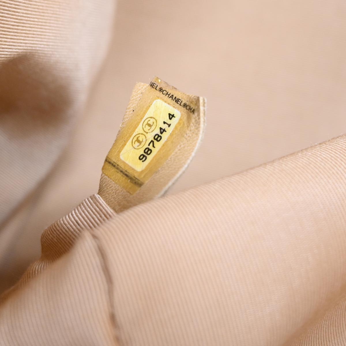 Chanel Beige Calfskin Executive Cerf Tote Bag 2way Shoulder Handbag