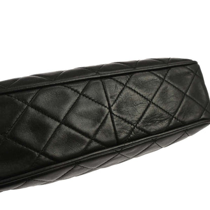 Chanel Black Lambskin Camera Bag Small