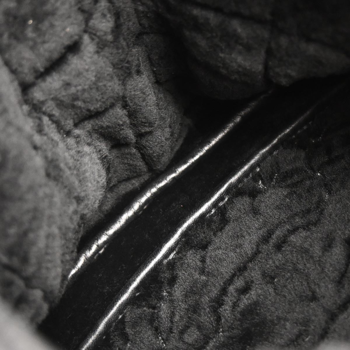 Chanel 2005-2006 Black Mouton Choco Bar Tote Handbag