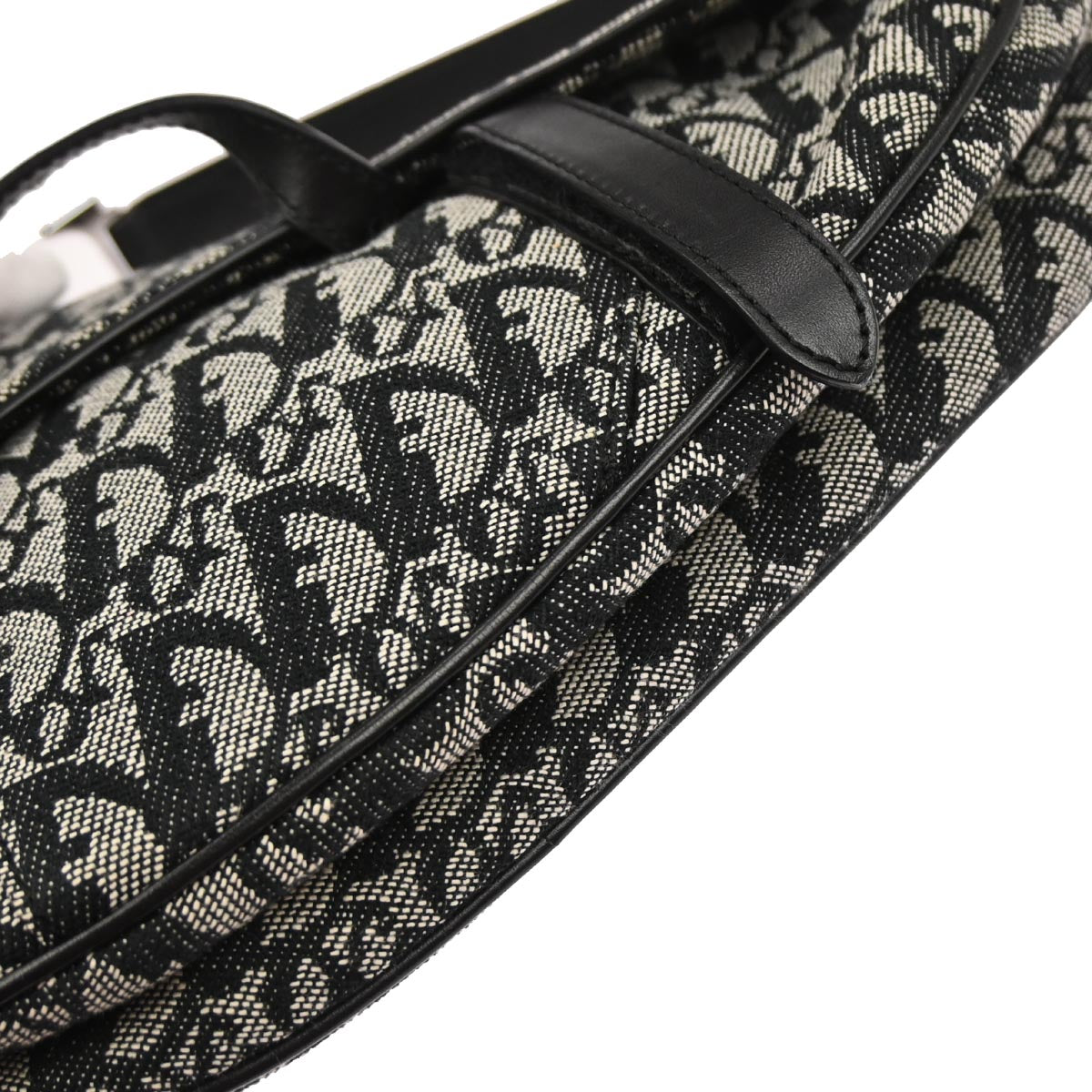 Christian Dior Black Trotter Saddle Handbag