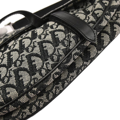 Christian Dior Black Trotter Saddle Handbag