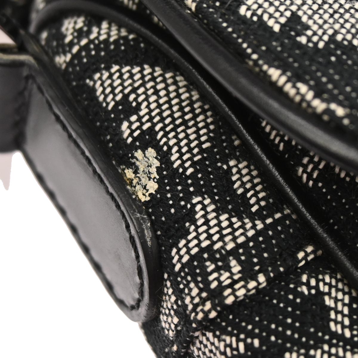 Christian Dior Black Trotter Saddle Handbag