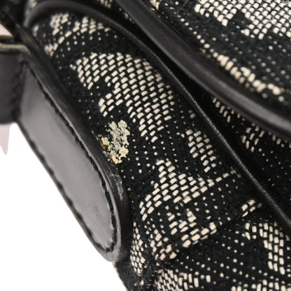Christian Dior Black Trotter Saddle Handbag
