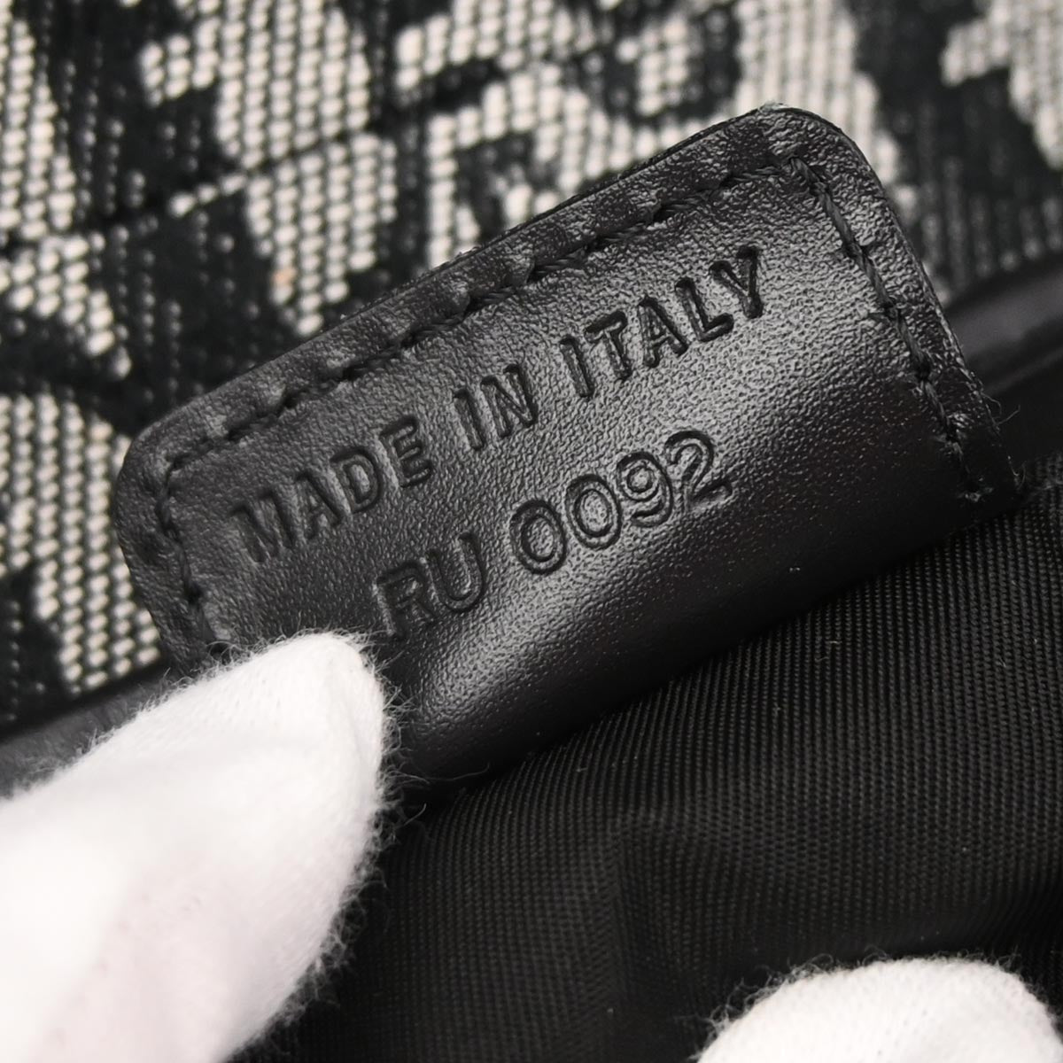 Christian Dior Black Trotter Saddle Handbag