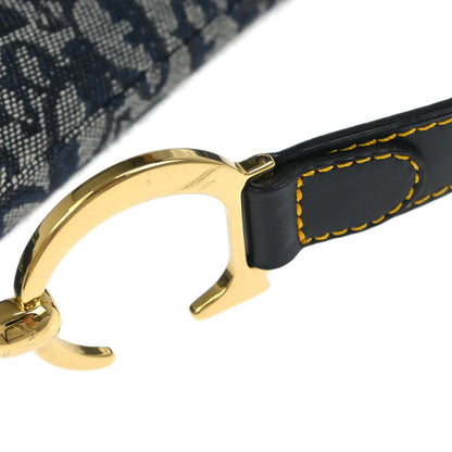 Christian Dior Navy Trotter Double Saddle Handbag