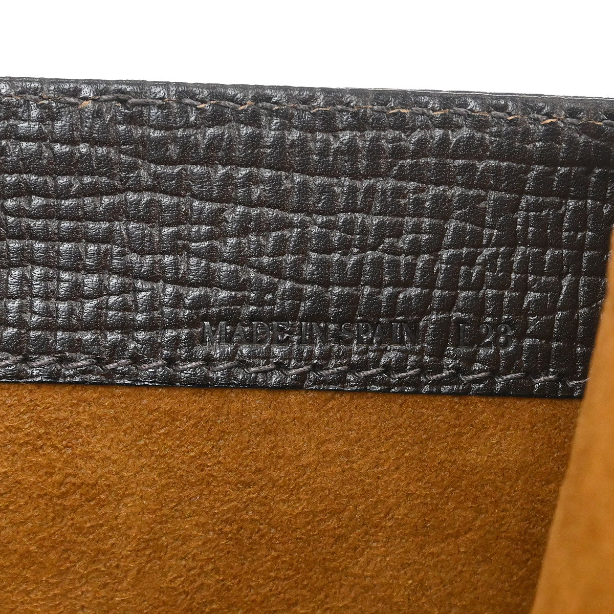 Loewe Dark Brown Leather Barcelona 2way Shoulder Handbag