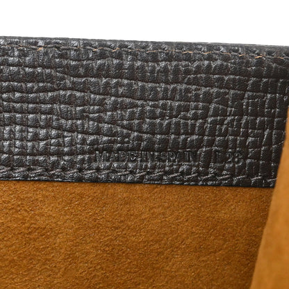 Loewe Dark Brown Leather Barcelona 2way Shoulder Handbag