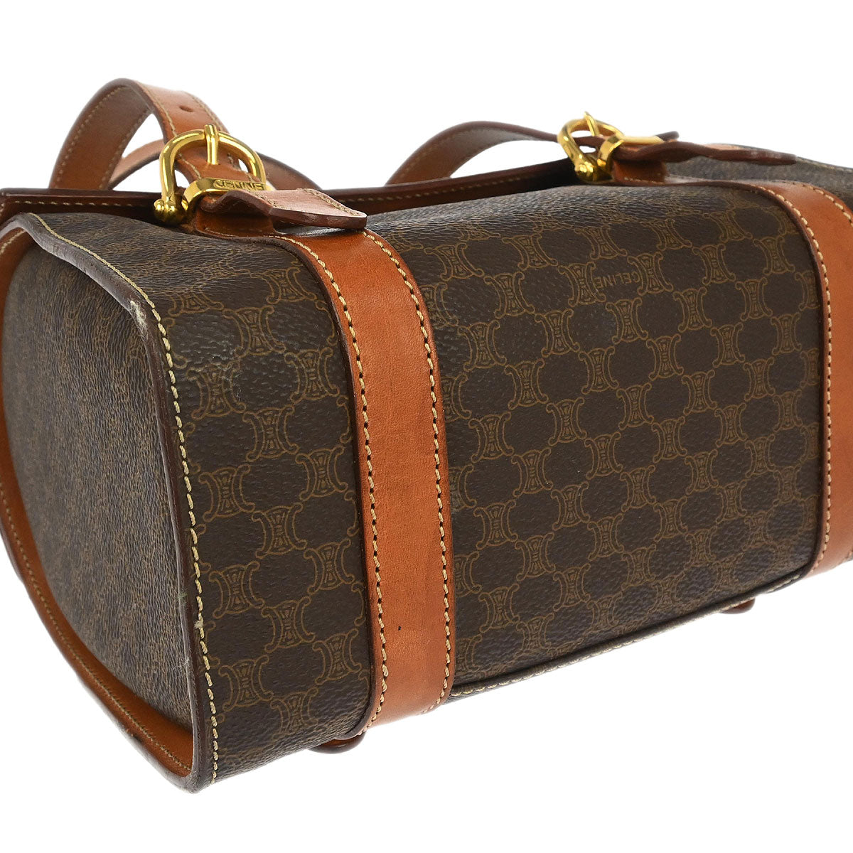 Celine Brown Macadam Handbag