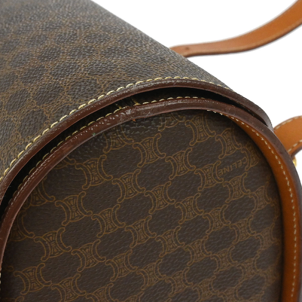 Celine Brown Macadam Handbag