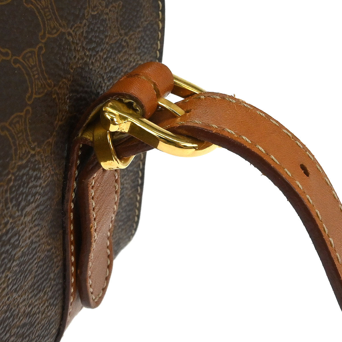 Celine Brown Macadam Handbag