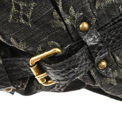 Louis Vuitton Black Monogram Denim XS Shoulder Bag M95608