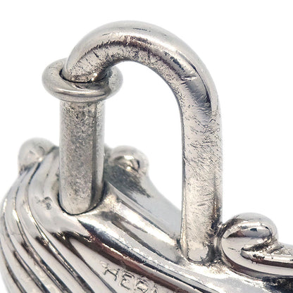 Hermes I'Afrique Lion 1997 Cadena Silver Small Good