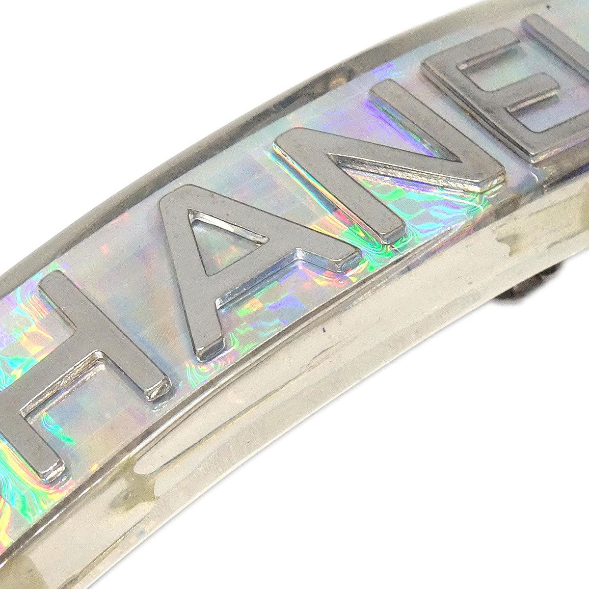 Chanel Hair Clip Barrette Clear 97P