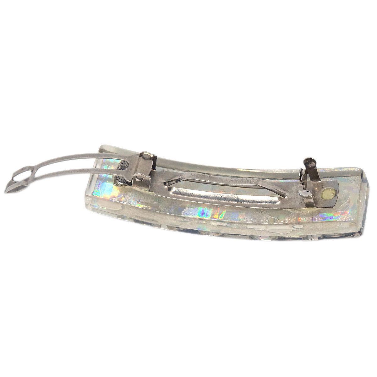 Chanel Hair Clip Barrette Clear 97P