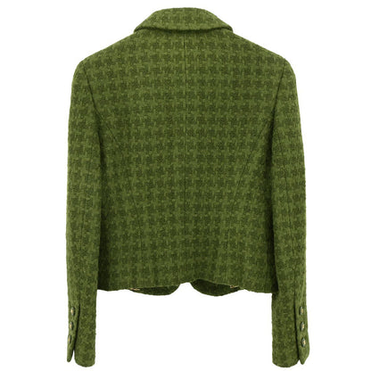 Chanel 1995 Single Breasted Jacket Green #38