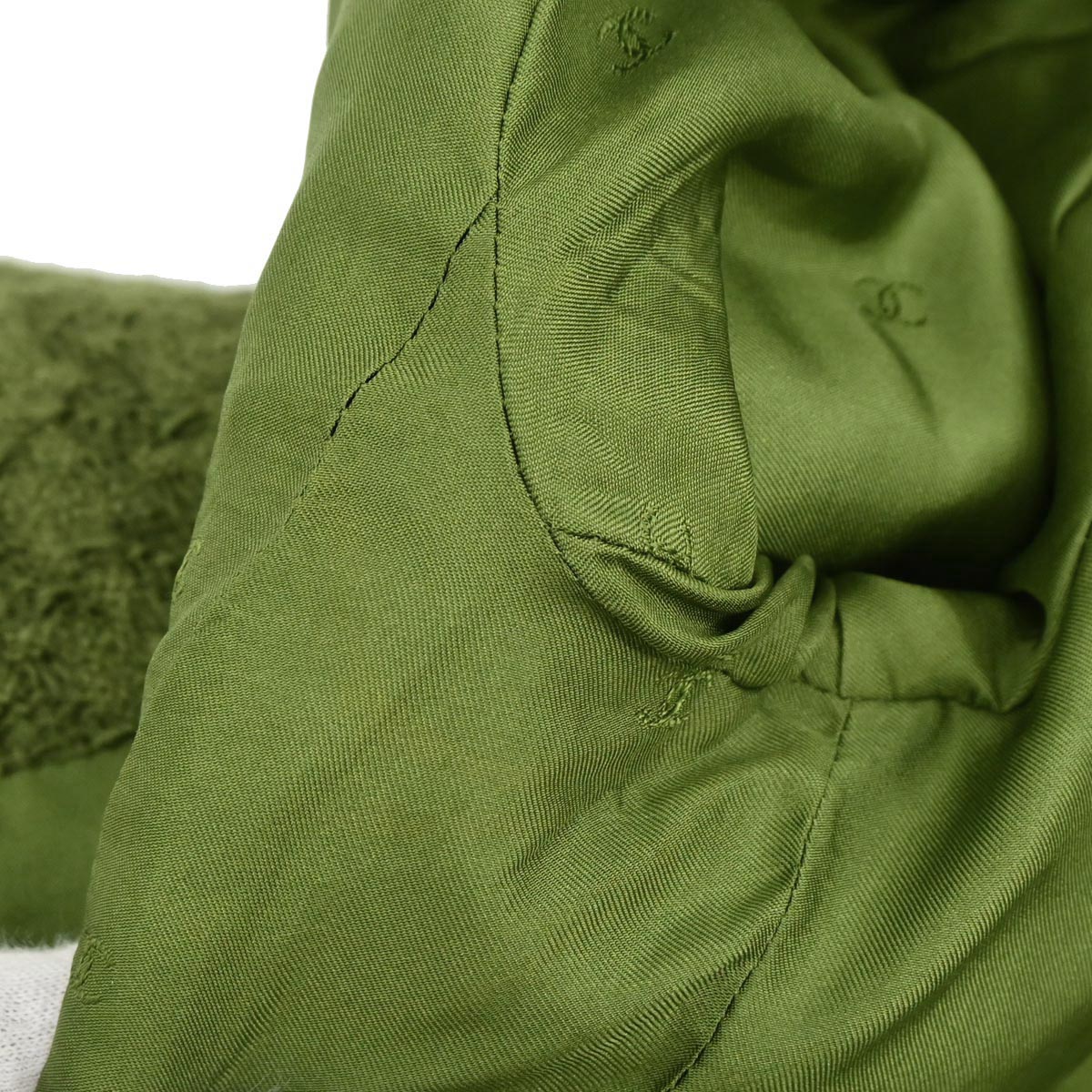 Chanel 1995 Single Breasted Jacket Green #38
