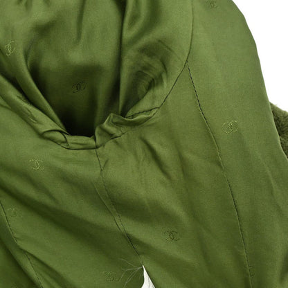 Chanel 1995 Single Breasted Jacket Green #38