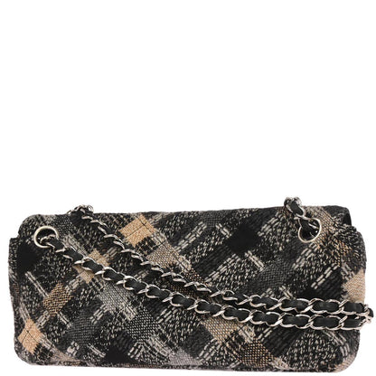 Chanel 2005-2006 Black Tweed Shoulder Bag