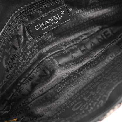 Chanel 2005-2006 Black Tweed Shoulder Bag