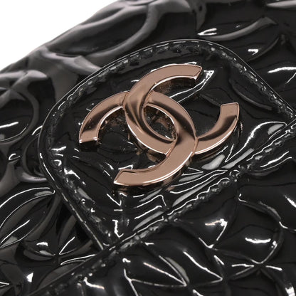 Chanel 2003-2004 Black Patent Leather Shoulder Bag