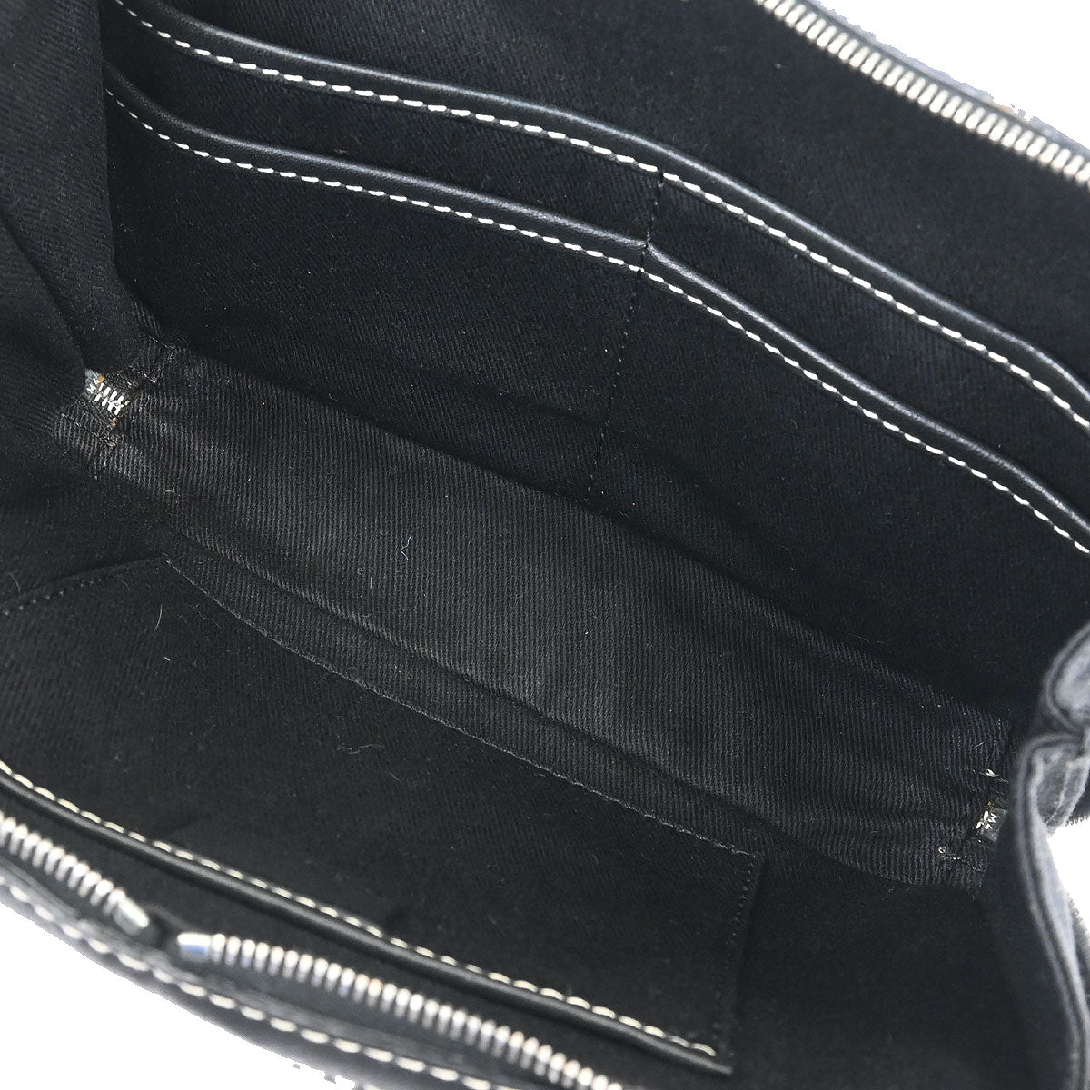 Celine Gray Canvas Macadam Shoulder Bag