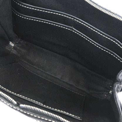 Celine Gray Canvas Macadam Shoulder Bag