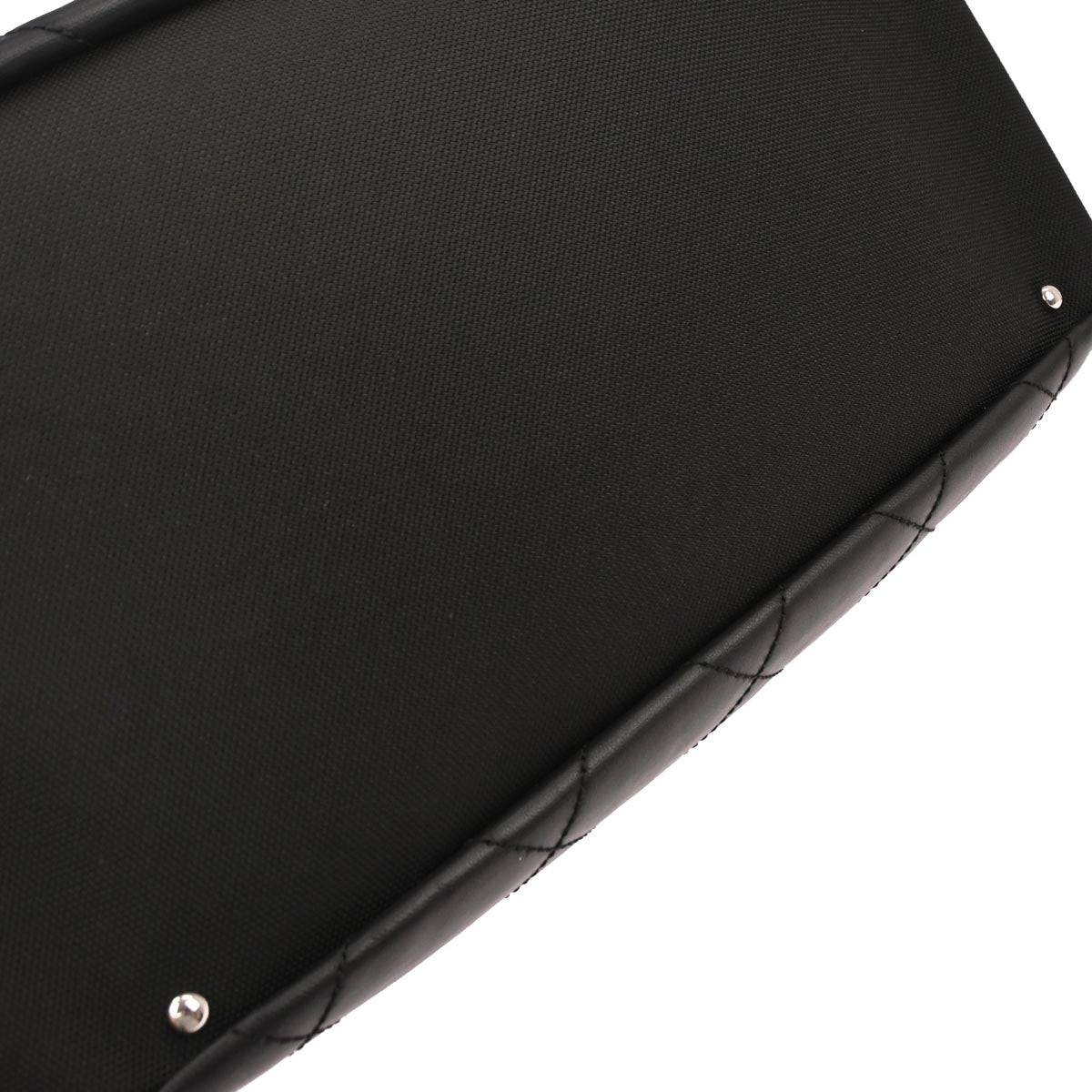 Chanel 2008-2009 Black Leather Paris-Biarritz Duffle Handbag