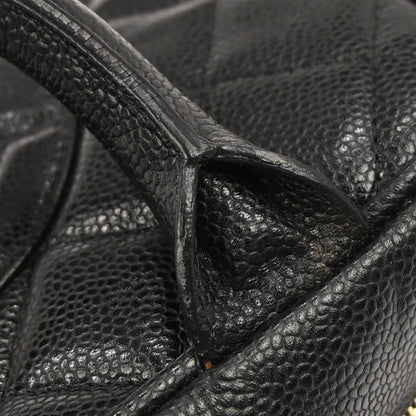 Chanel Black Caviar Skin Bowling Bag 27