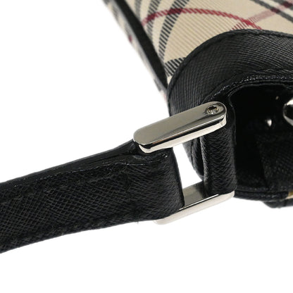 Burberry Beige Canvas Burberry Check Handbag