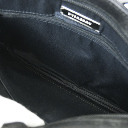 Burberry Beige Canvas Burberry Check Handbag