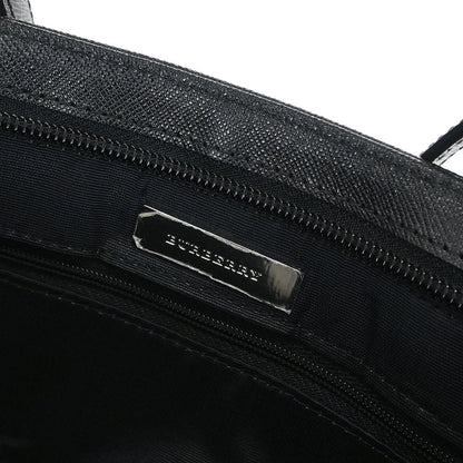 Burberry Beige Canvas Burberry Check Handbag