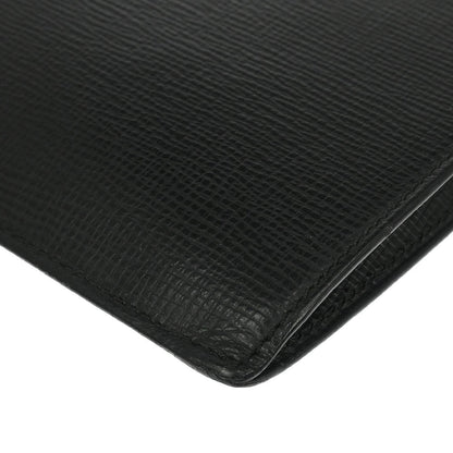 Loewe Black Leather Briefcase Clutch Bag