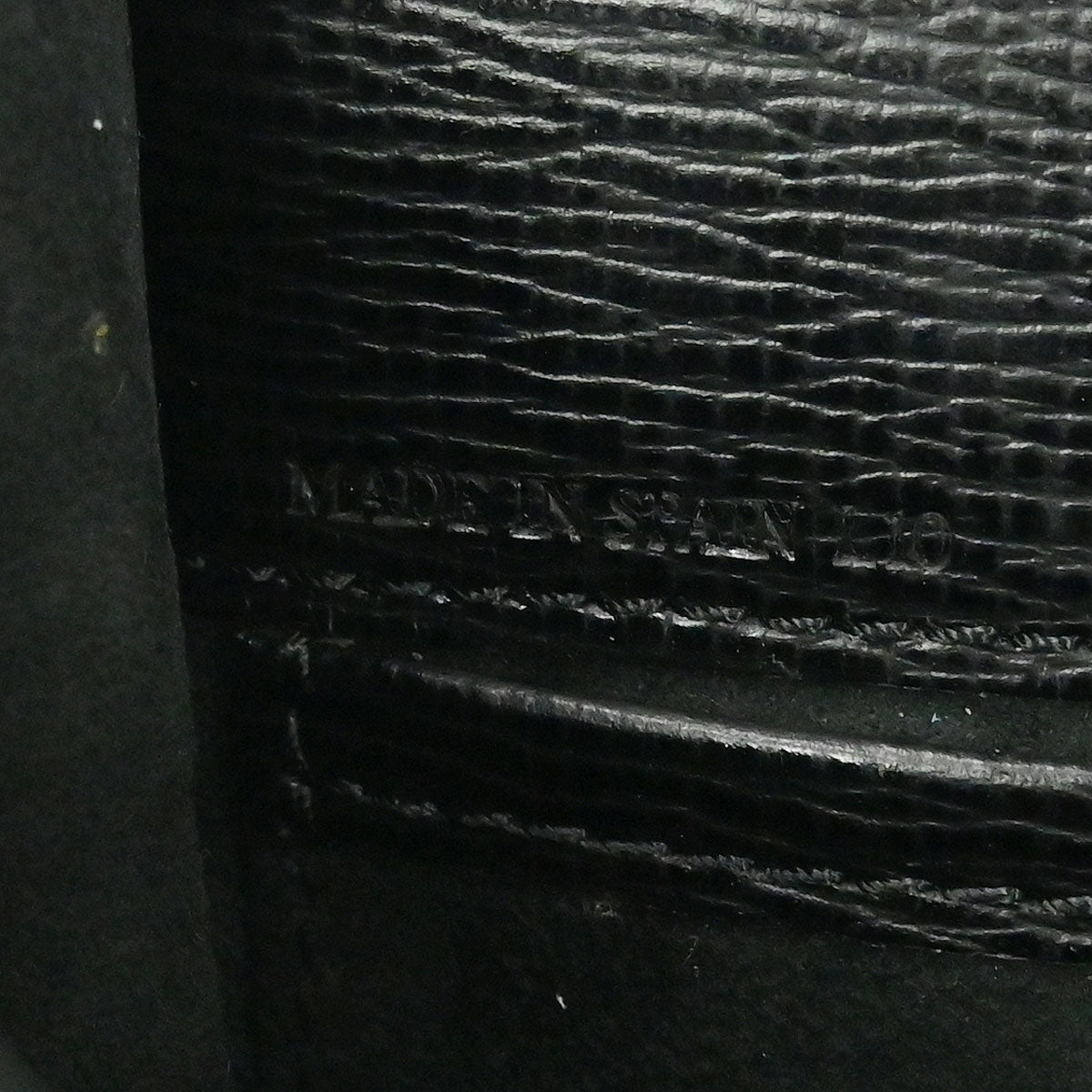 Loewe Black Leather Briefcase Clutch Bag