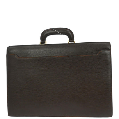 Loewe Brown Leather Briefcase Handbag