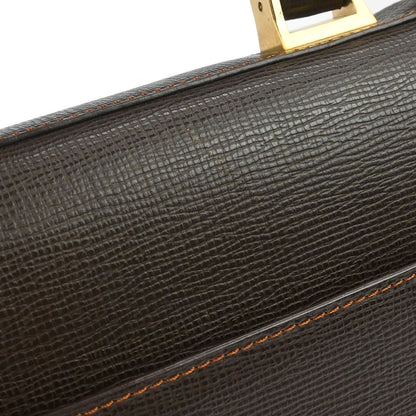 Loewe Brown Leather Briefcase Handbag