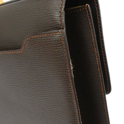 Loewe Brown Leather Briefcase Handbag