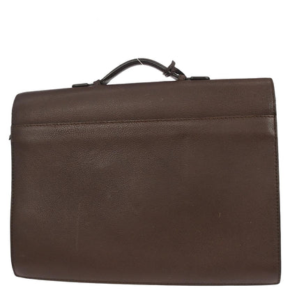 Loewe Brown Leather Briefcase Handbag
