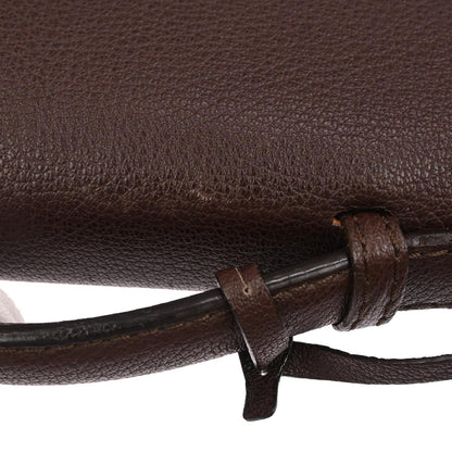 Loewe Brown Leather Briefcase Handbag