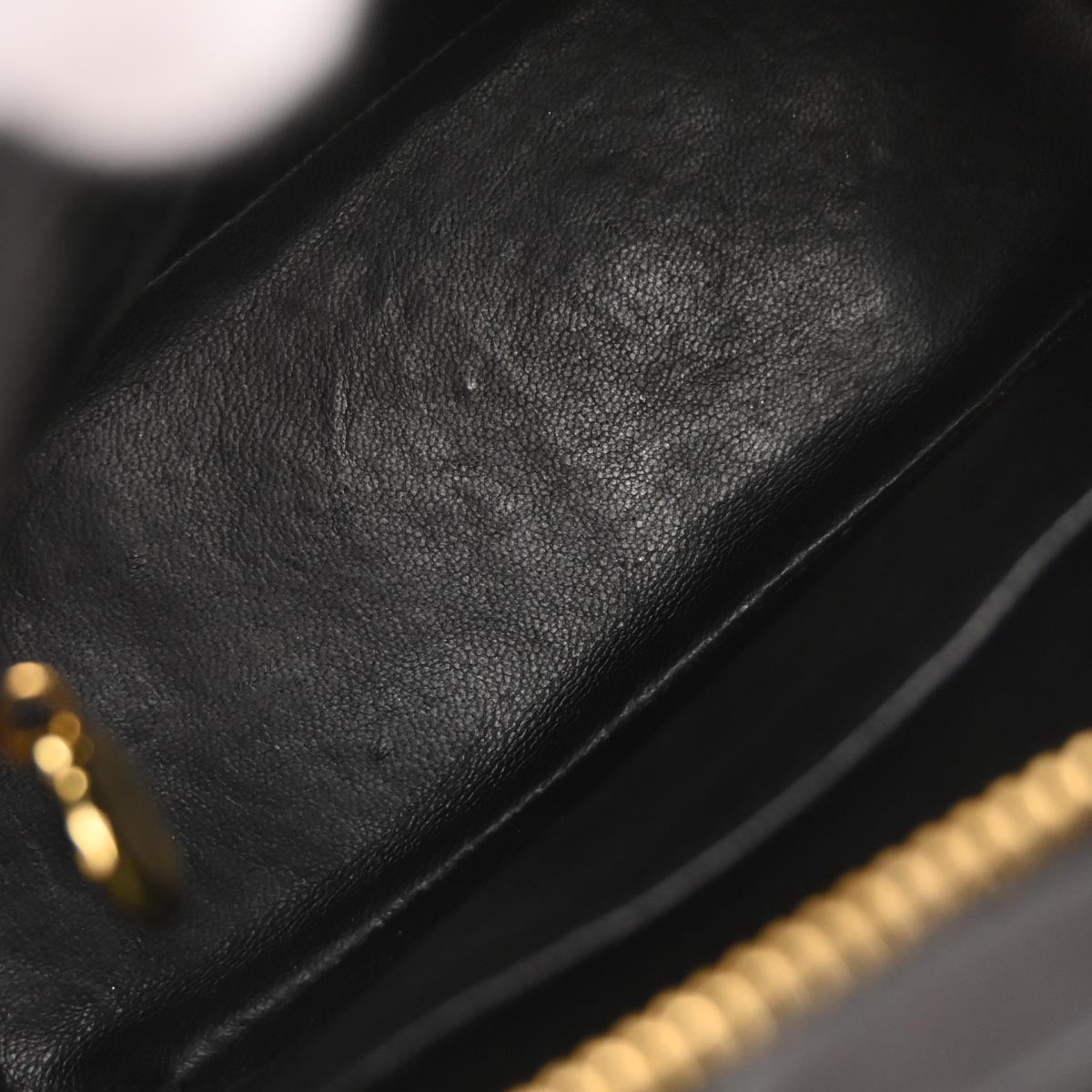 Chanel 1991-1994 Black Lambskin Camera Bag Mini